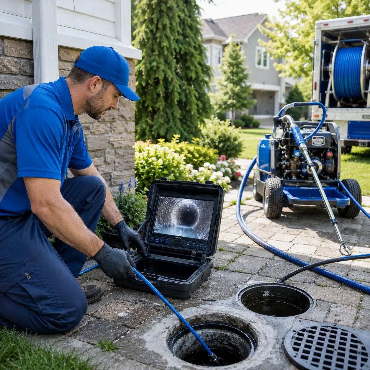 Outdoor drain cleaning professionals serving Gallatin, TX